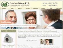 Tablet Screenshot of lardner.ca